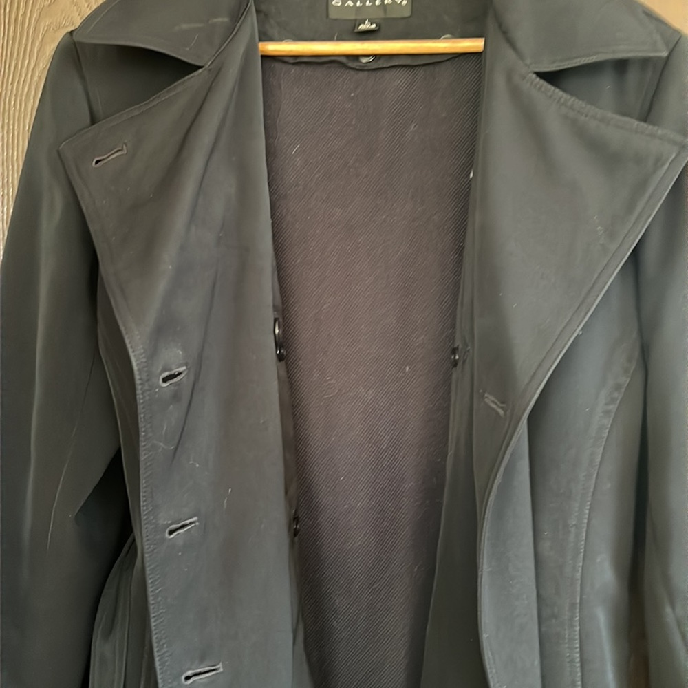 Gallery Black Double-Breasted Removable Lining Be… - image 5